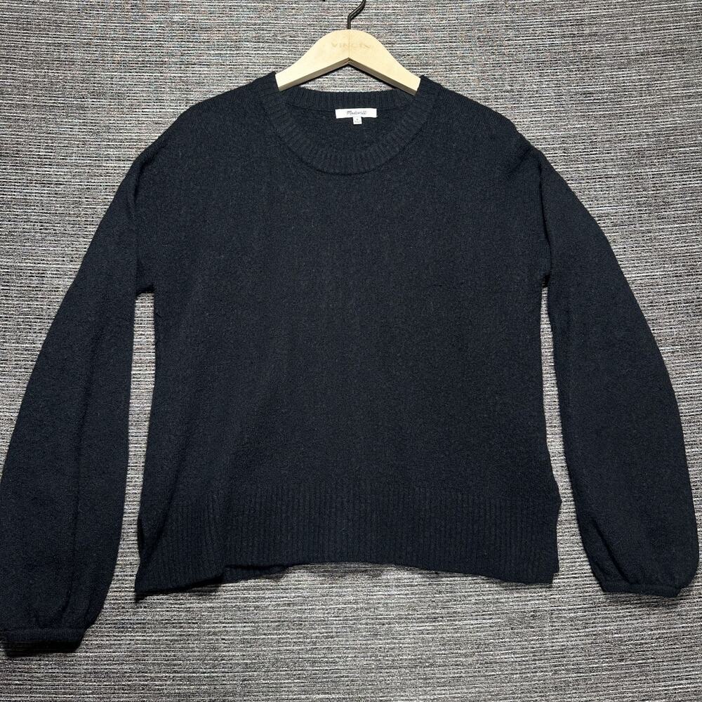 Madewell Sweater Women's M Black Wool Alpaca AD041
